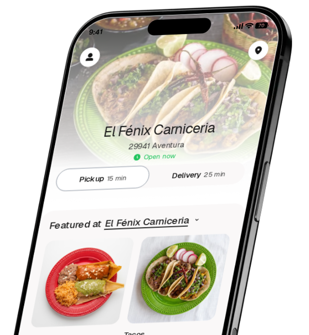 El Fénix Carniceria app preview