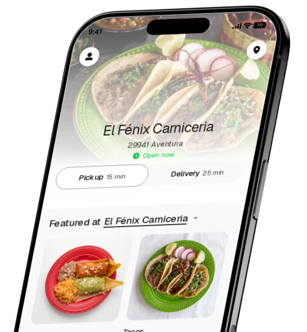 El Fénix Carniceria app preview