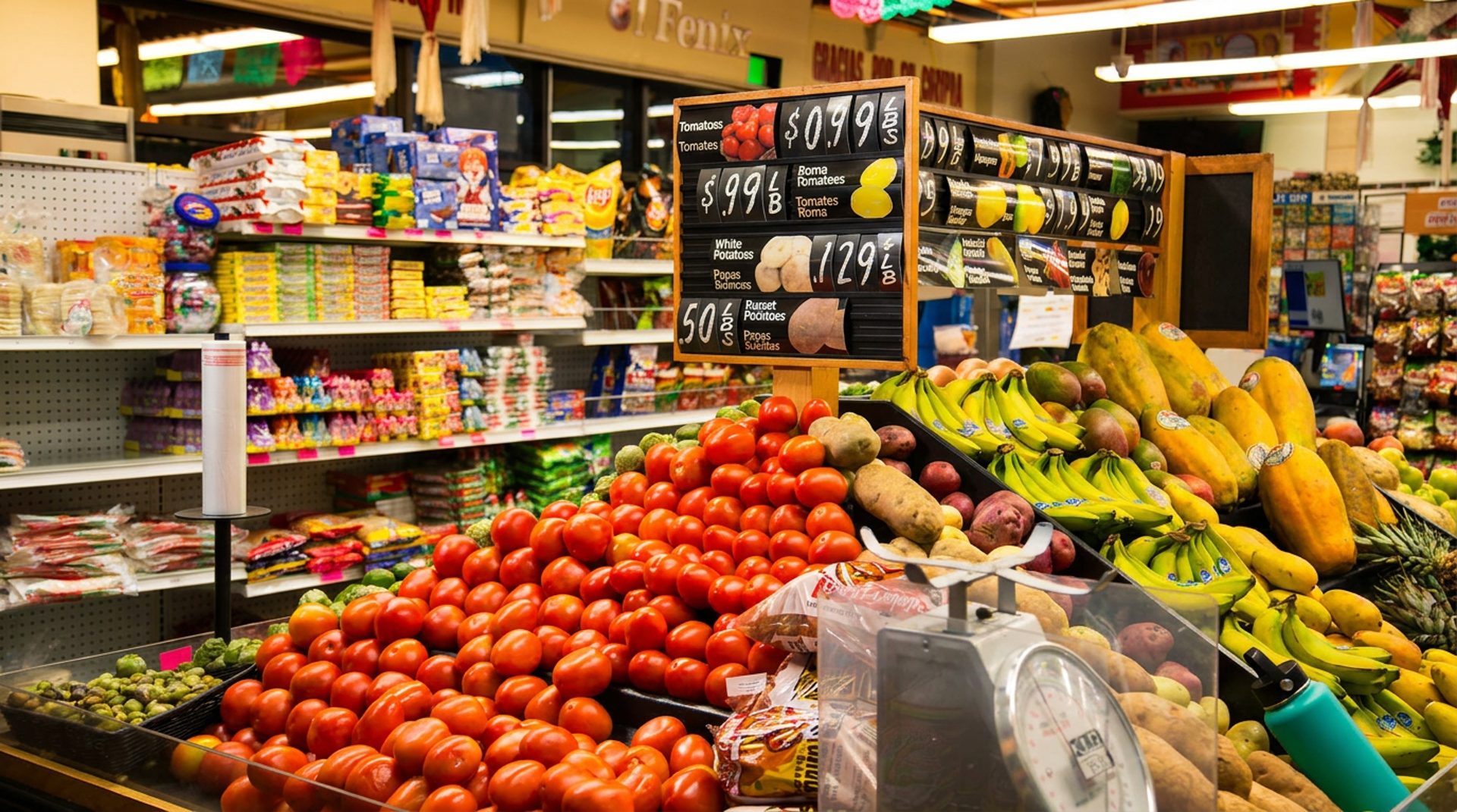 Produce and pantry staples